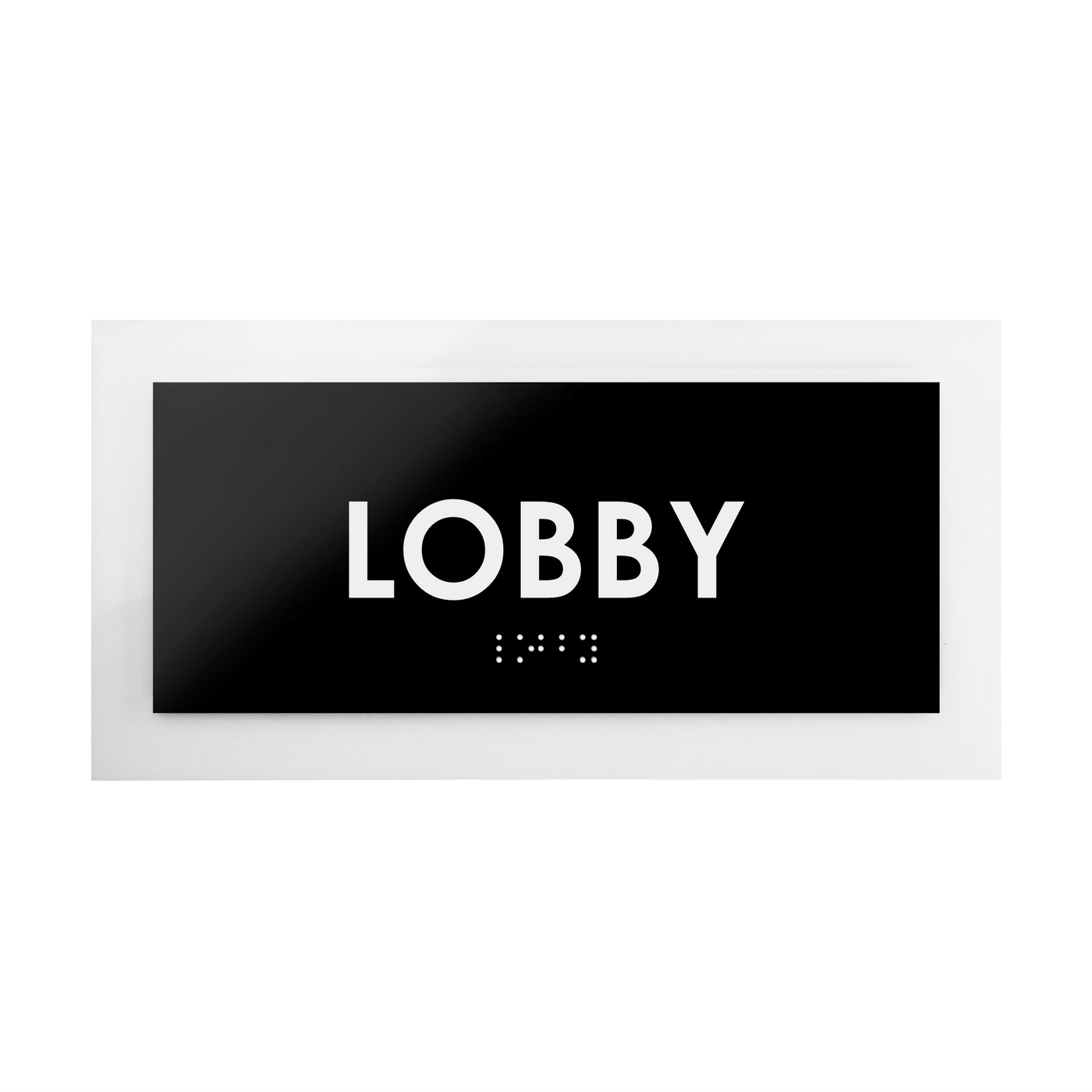 Door Signs - Lobby Sign - Acrylic Door Plate "Simple" Design