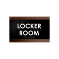 Door Signs Locker Room Sign - Wood Door Plate - "Buro" Design - Photo #5