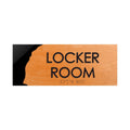 Door Signs Locker Room Sign - Wood Door Plate - "Sherwood" Design - Photo #3