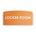 Wood Locker Room Door Sign - "Scandza" Design - Photo #4