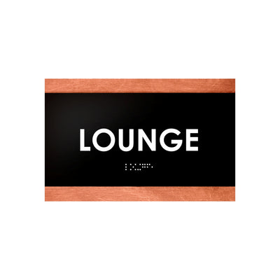 Door Signs - Lounge Room Sign - Wood Door Plate "Buro" Design