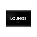 Door Signs Lounge Room Sign - Wood Door Plate - "Buro" Design - Photo #5