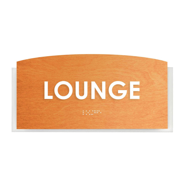 Wood Lounge Room Door Sign - "Scandza" Design