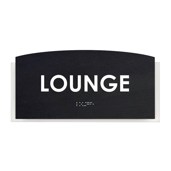 Wood Lounge Room Door Sign - "Scandza" Design
