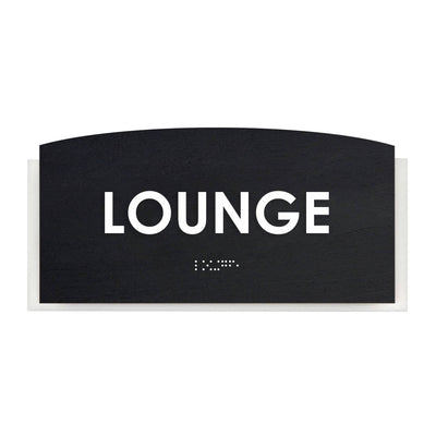 Wood Lounge Room Door Sign "Scandza" Design