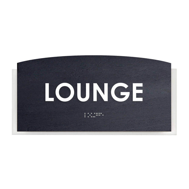 Wood Lounge Room Door Sign - "Scandza" Design