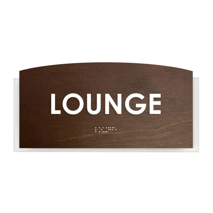 Wood Lounge Room Door Sign - "Scandza" Design
