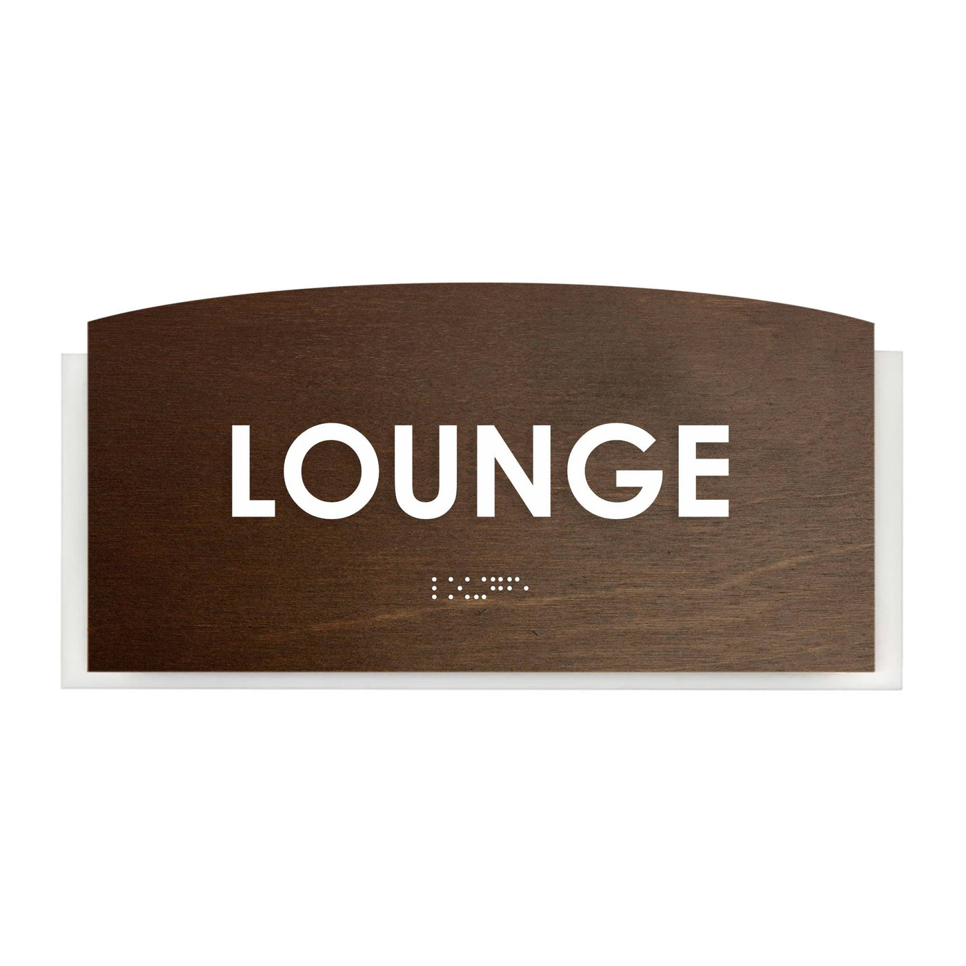 Wood Lounge Room Door Sign "Scandza" Design