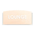 Wood Lounge Room Door Sign - "Scandza" Design - Photo #6