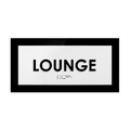 Door Signs Lounge Room Sign - Acrylic Door Plate - "Simple" Design - Photo #2
