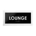 Door Signs Lounge Room Sign - Acrylic Door Plate - "Simple" Design - Photo #1