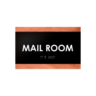 Door Signs - Mail Room Sign - Wood Door Plate "Buro" Design