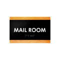 Door Signs Mail Room Sign - Wood Door Plate - "Buro" Design - Photo #3