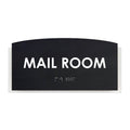 Wood Mail Room Door Sign - "Scandza" Design - Photo #5