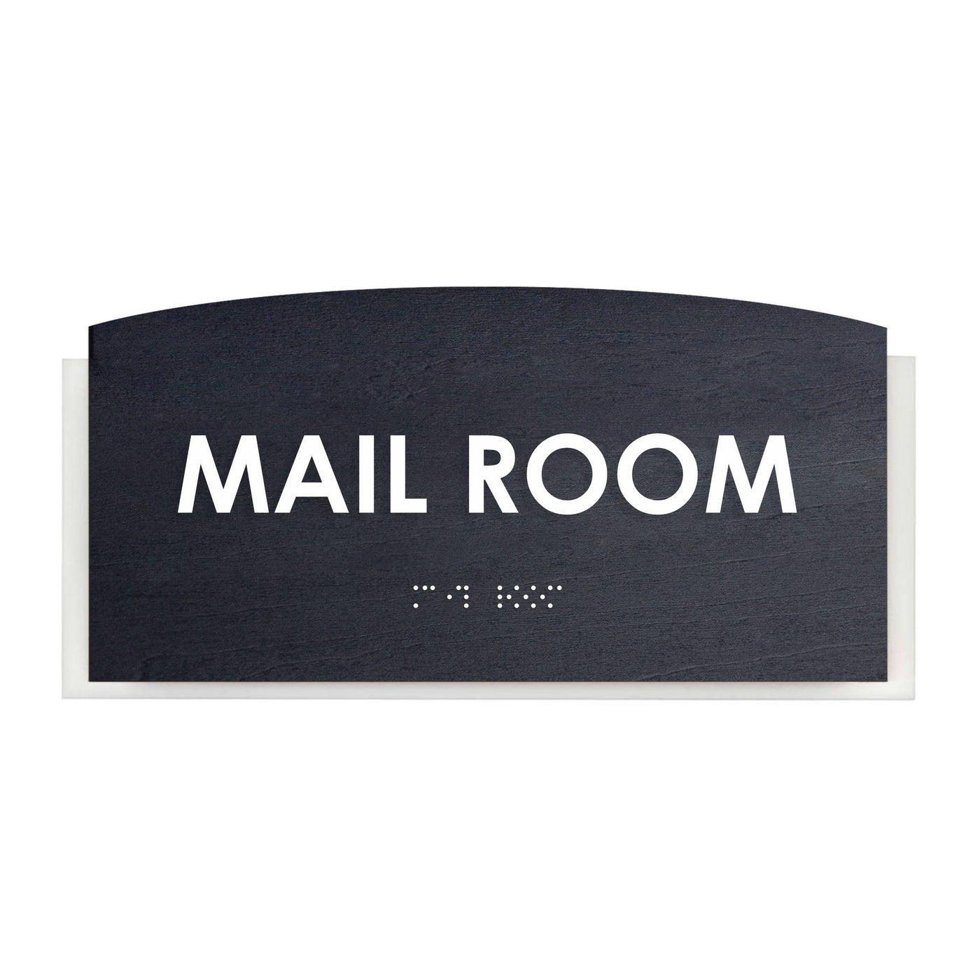Wood Mail Room Door Sign "Scandza" Design