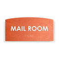 Wood Mail Room Door Sign - "Scandza" Design - Photo #4