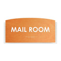 Wood Mail Room Door Sign - "Scandza" Design - Photo #3