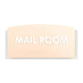 Wood Mail Room Door Sign - "Scandza" Design - Photo #6