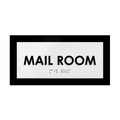 Door Signs Mail Room Sign - Acrylic Door Plate - "Simple" Design - Photo #2