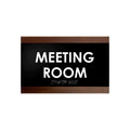 Door Signs Meeting Room Sign - Wood Door Plate - "Buro" Design - Photo #6