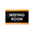 Door Signs Meeting Room Sign - Wood Door Plate - "Buro" Design - Photo #2