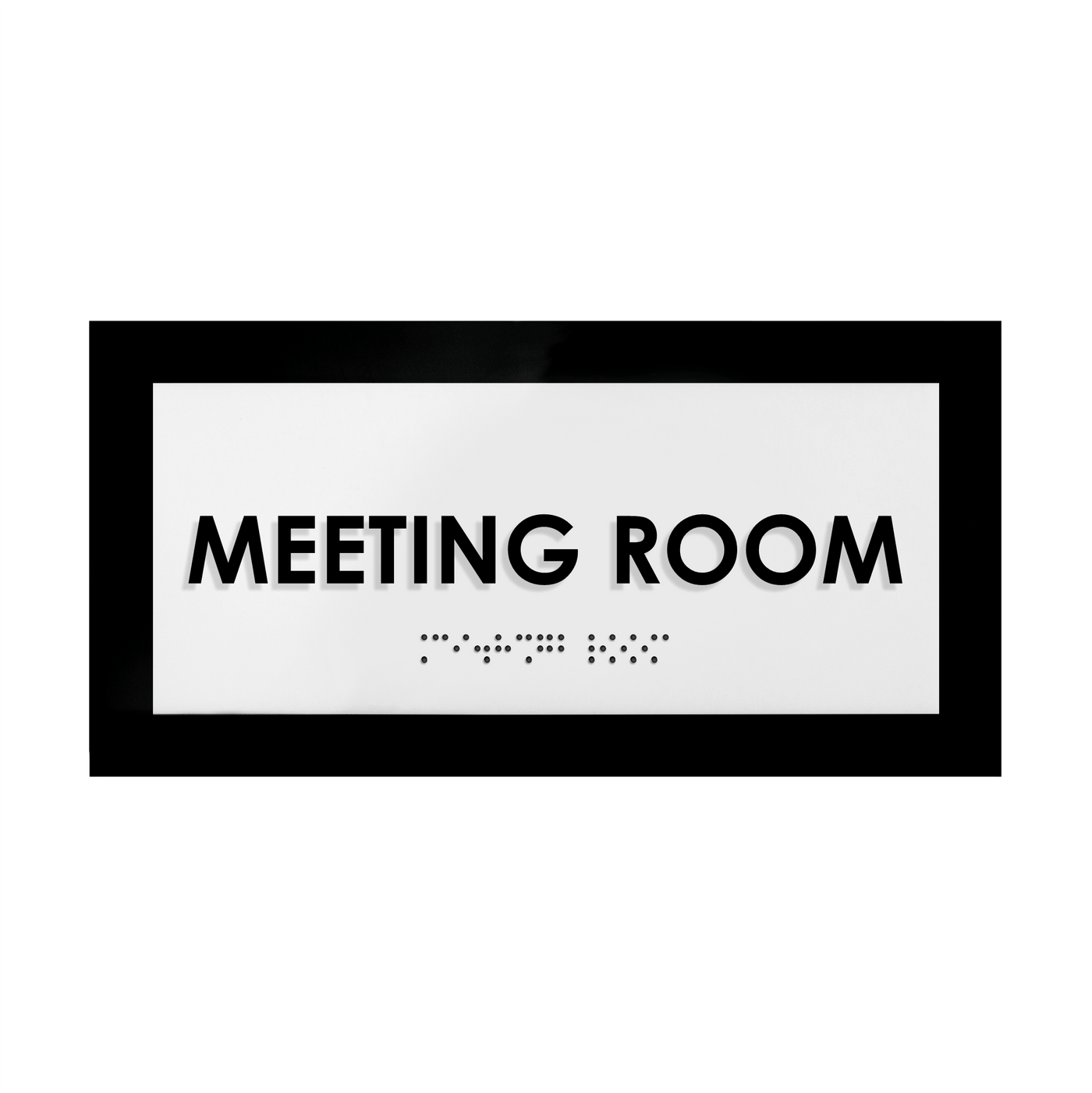 Door Signs - Meeting Room Sign - Acrylic Door Plate "Simple" Design