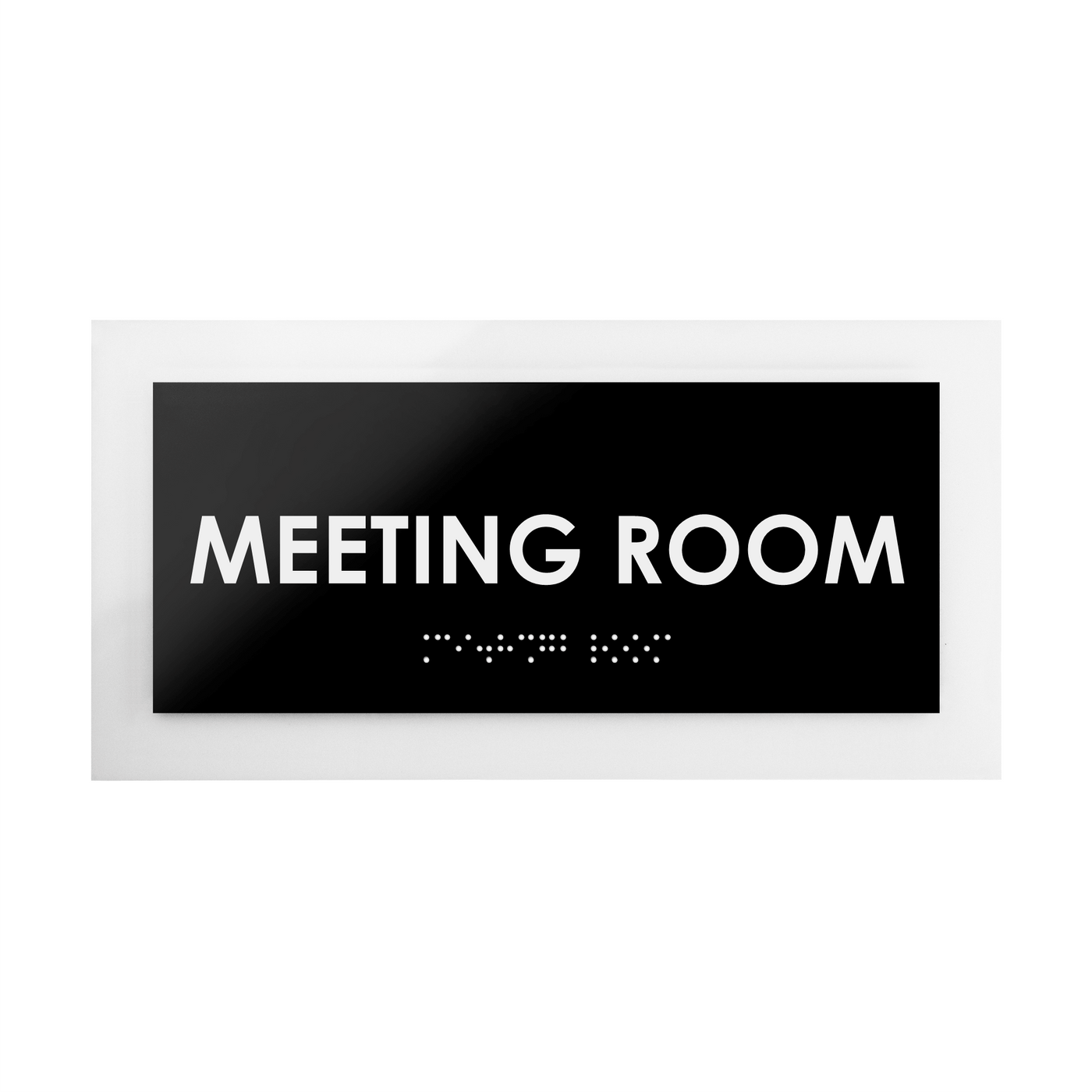 Door Signs - Meeting Room Sign - Acrylic Door Plate "Simple" Design