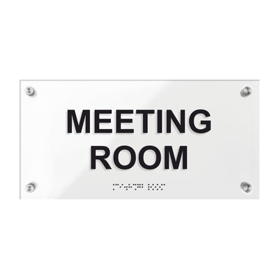 Meeting Room Signs - Acrylic Door Plate "Classic" Design
