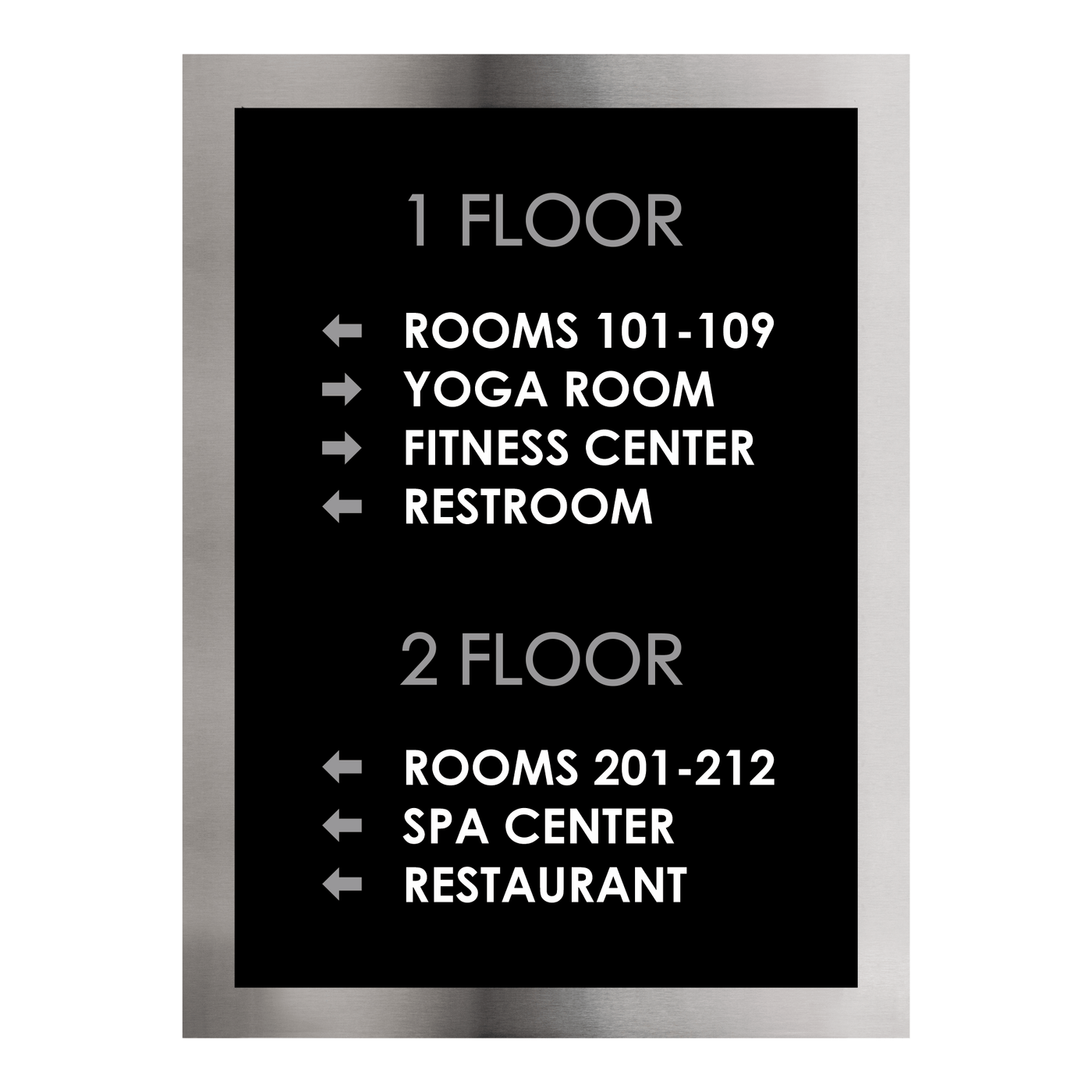 Modern Directional Signage Design