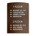 Directional Sign: Wood & Acrylic Wall Sign — "Scandza" Design - Photo #1