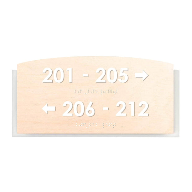 Directional Sign: "Scandza" Design