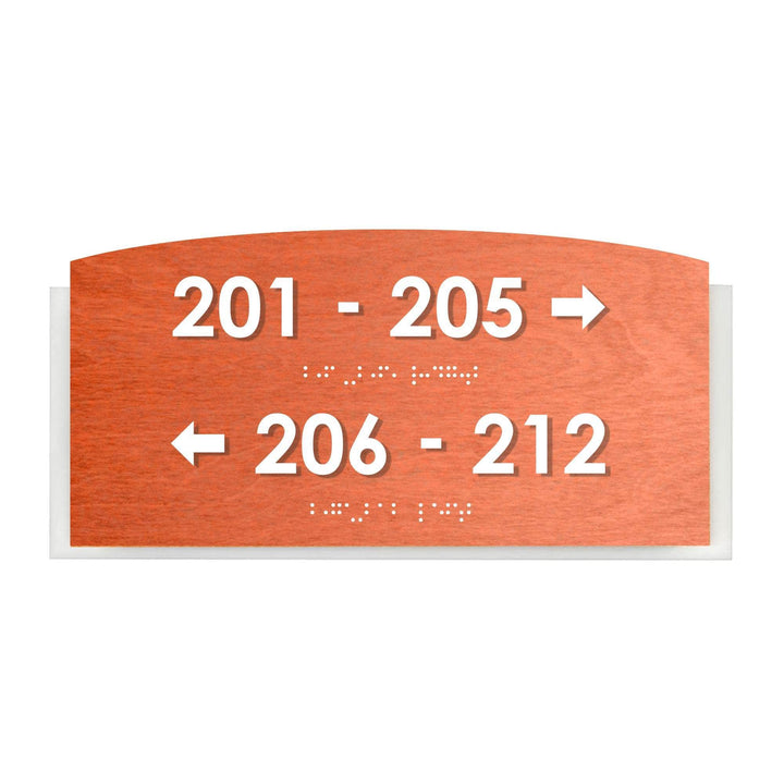 Directional Sign: "Scandza" Design