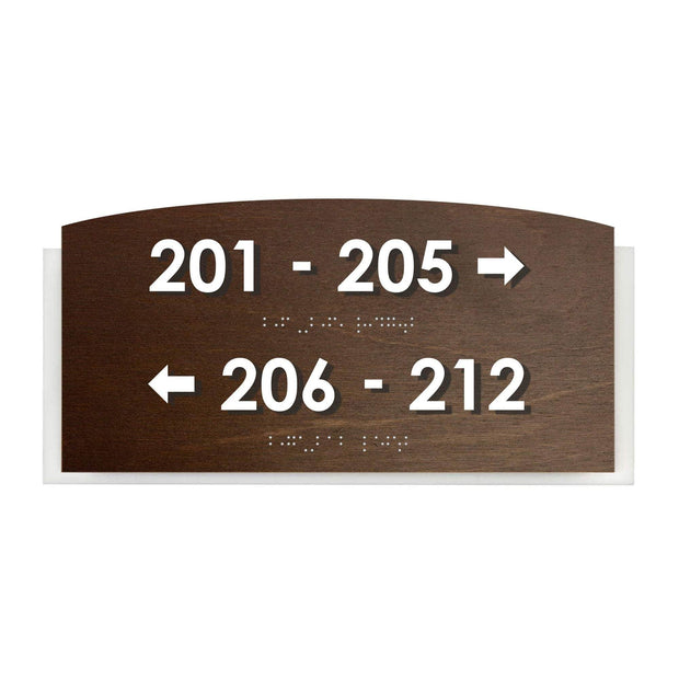 Directional Sign: "Scandza" Design