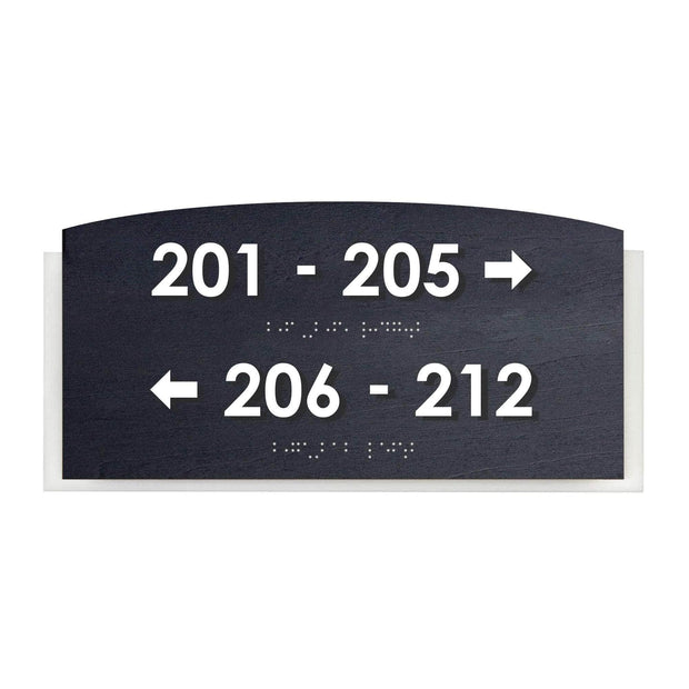 Directional Sign: "Scandza" Design