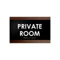 Door Signs Private Room Sign - Wood Door Plate - "Buro" Design - Photo #2