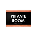 Door Signs Private Room Sign - Wood Door Plate - "Buro" Design - Photo #3