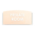Wood Private Room Door Sign - "Scandza" Design - Photo #6