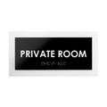 Door Signs Private Room Sign - Acrylic Door Plate - "Simple" Design - Photo #1