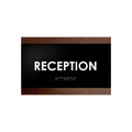 Door Signs Reception Sign: Wood Door Sign — "Buro" Design - Photo #3