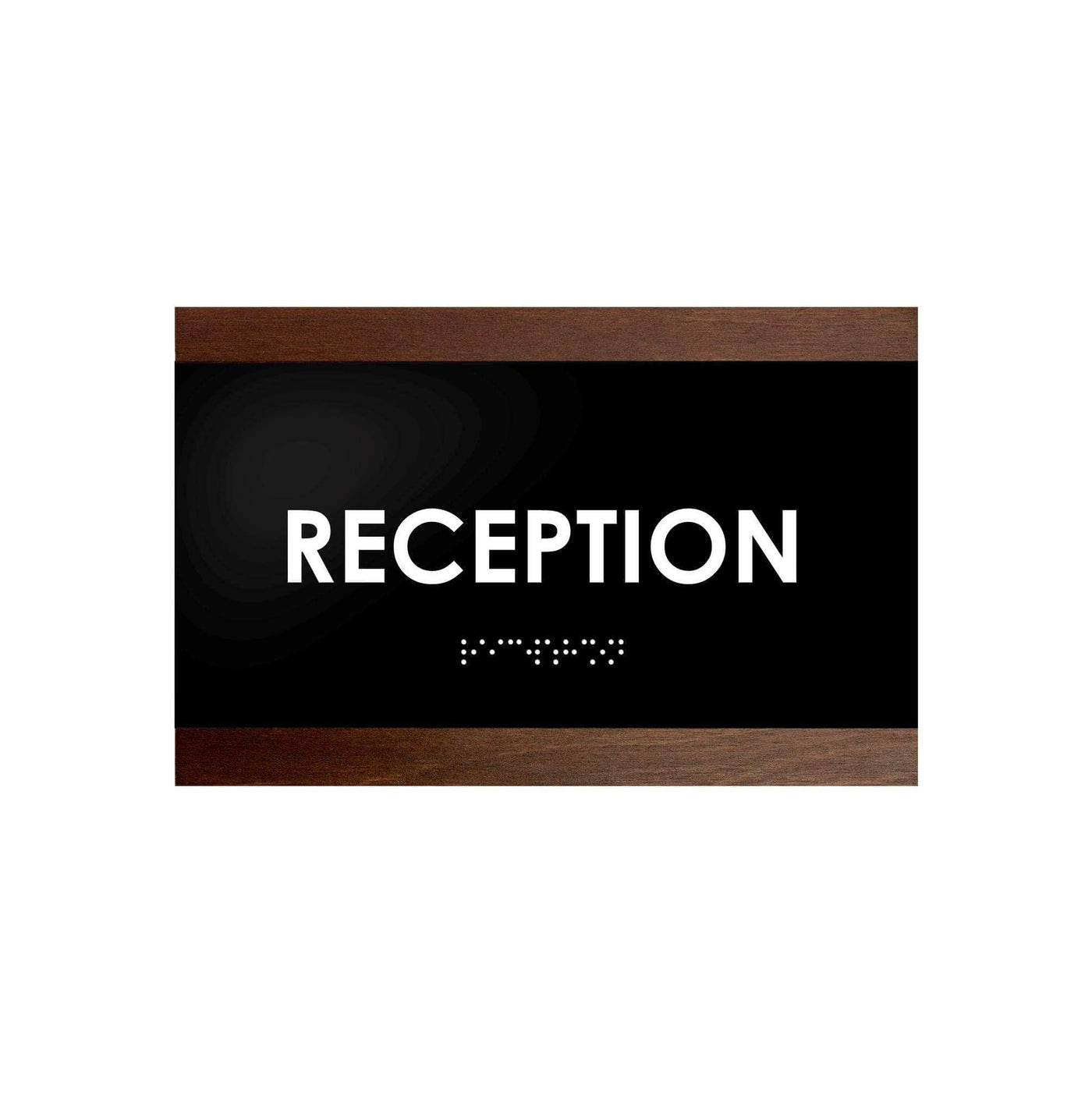 Store Reception Sign Reception Sign: Wood Door Sign —