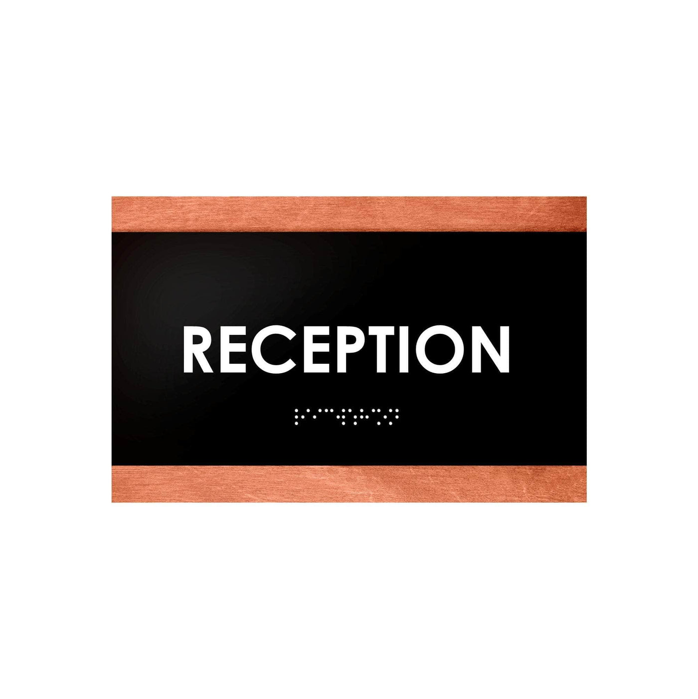 Reception Sign: Wood Door Sign —