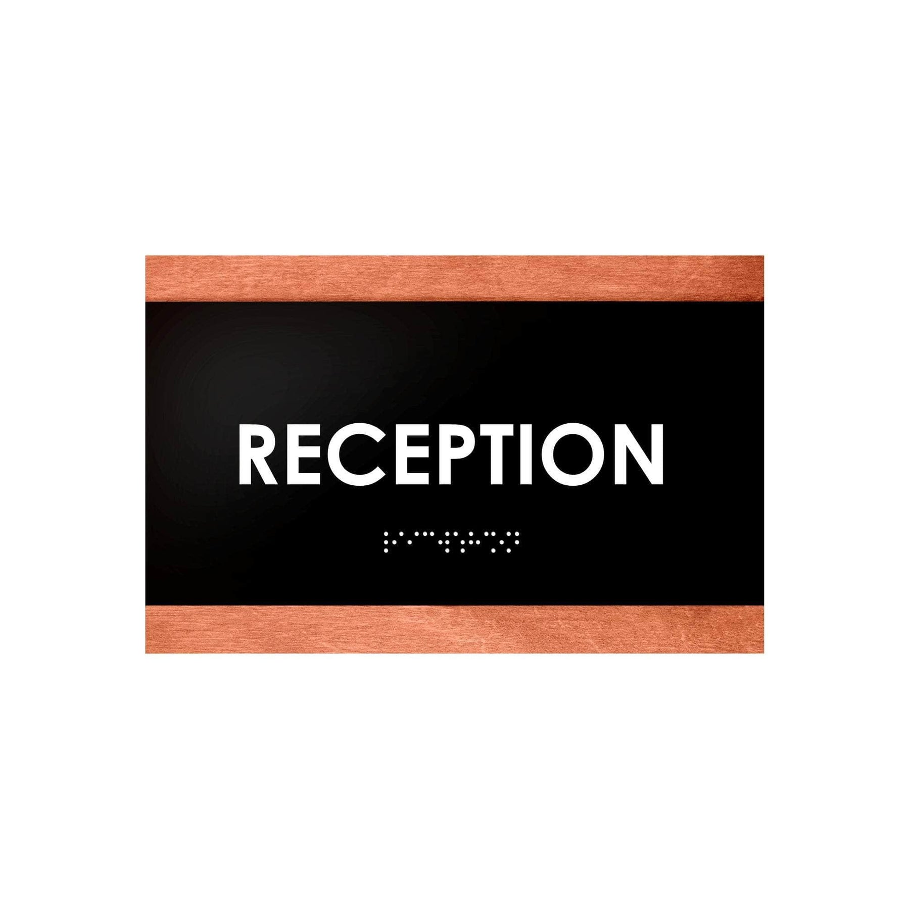 Reception Sign: Wood Door Sign —