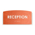 Reception Sign: Wood Door Sign — "Scandza" Design - Photo #1
