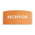Reception Sign: Wood Door Sign — "Scandza" Design - Photo #2