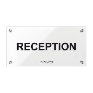 Reception Signs - Acrylic Door Plate "Classic" Design