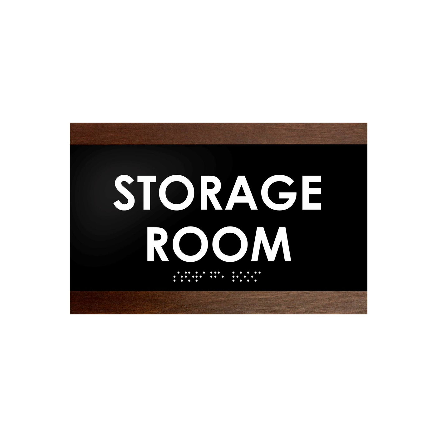 Door Signs - Storage Room Sign - Wood Door Plate "Buro" Design