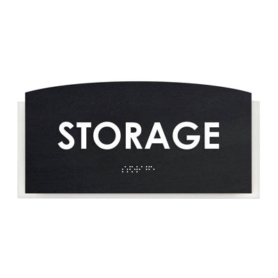Storage Room Door Sign "Scandza" Design