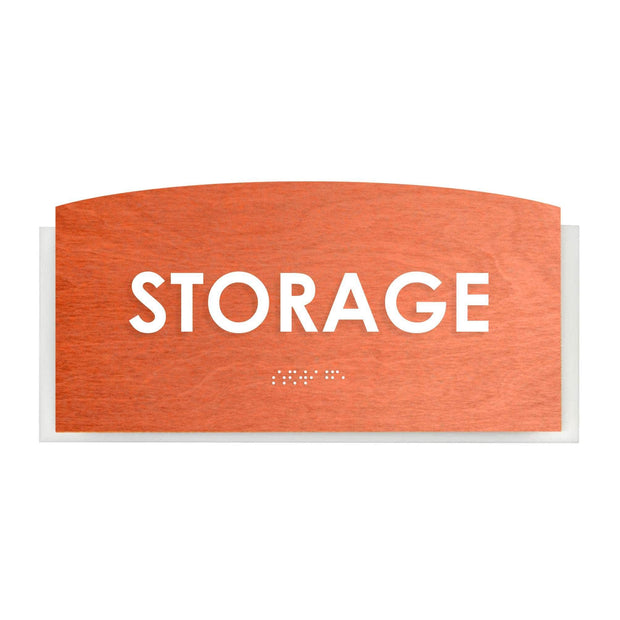 Storage Room Door Sign - "Scandza" Design