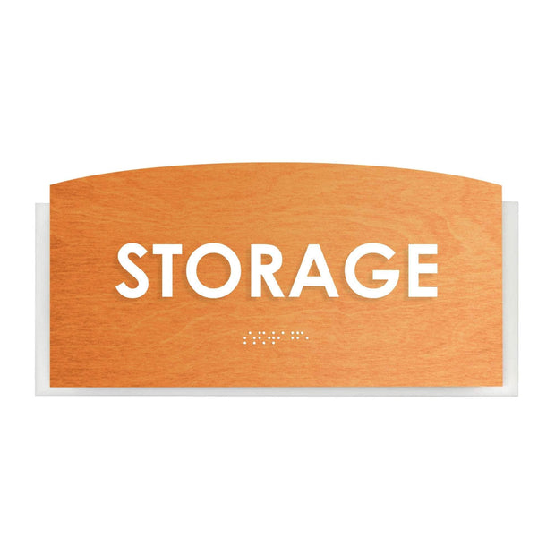 Storage Room Door Sign - "Scandza" Design