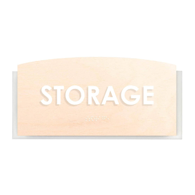 Storage Room Door Sign - "Scandza" Design